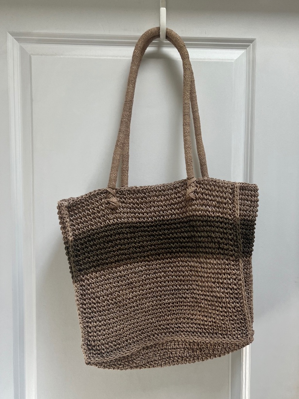 J. Crew Straw tote - Great Condition!